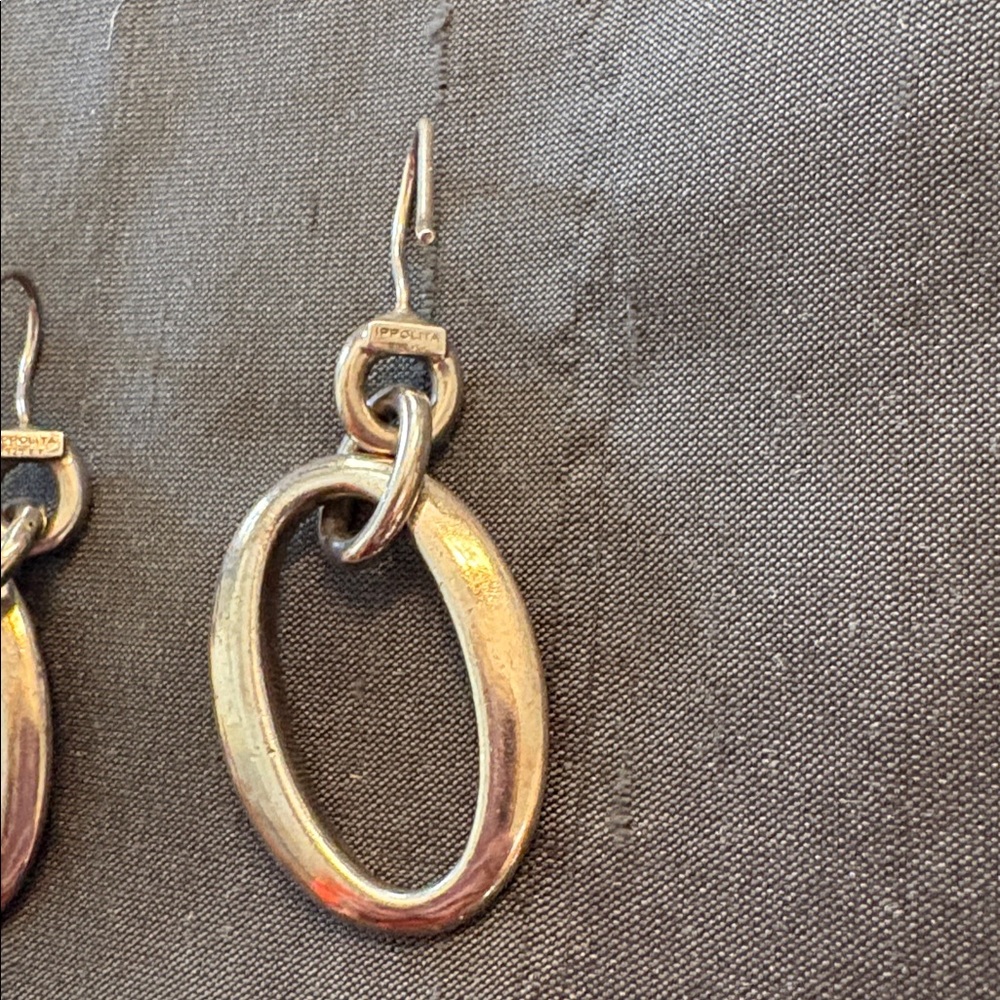 Ippolita Silver Hoop Earrings - Picture 3 of 4